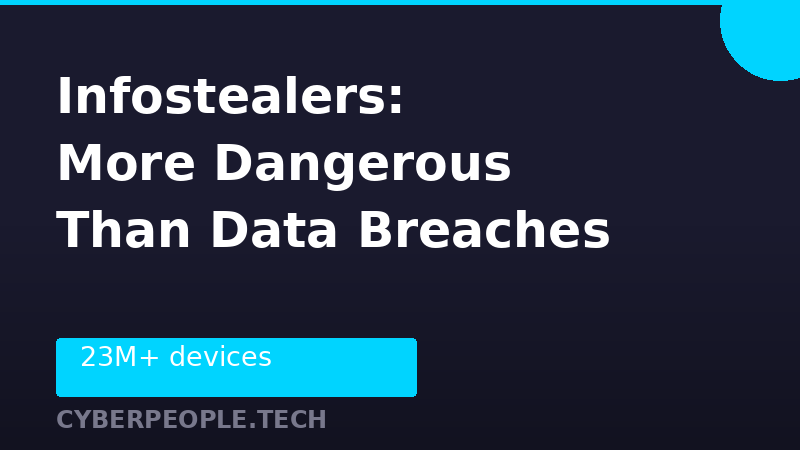 What Are Infostealers and Why They Are More Dangerous Than Data Breaches
